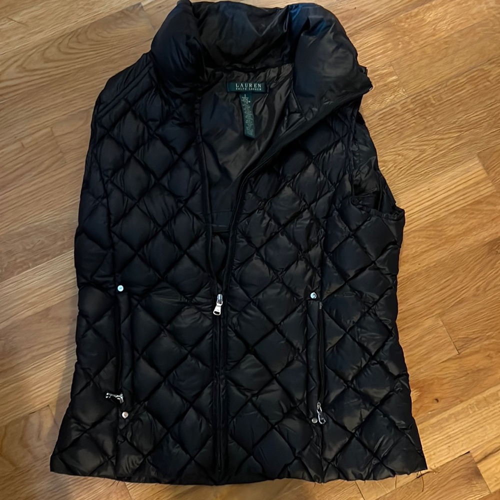 Ralph Lauren Black Puffer Vest